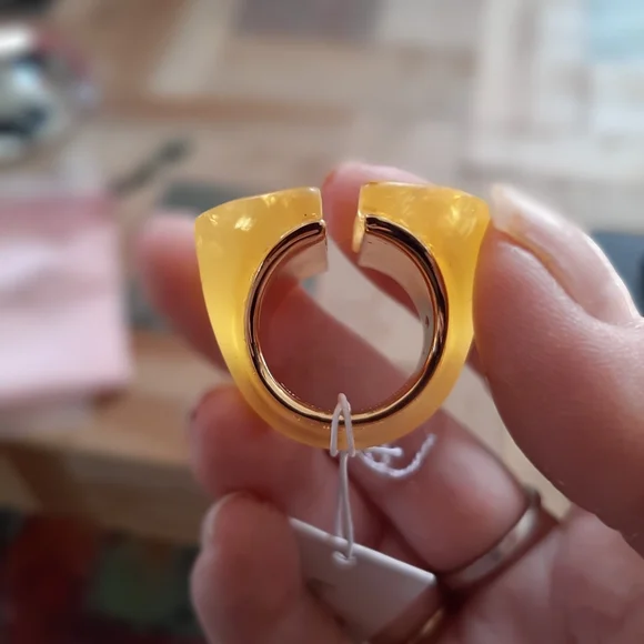 NWT kate spade tutti fruity lemon ring - Picture 3 of 4